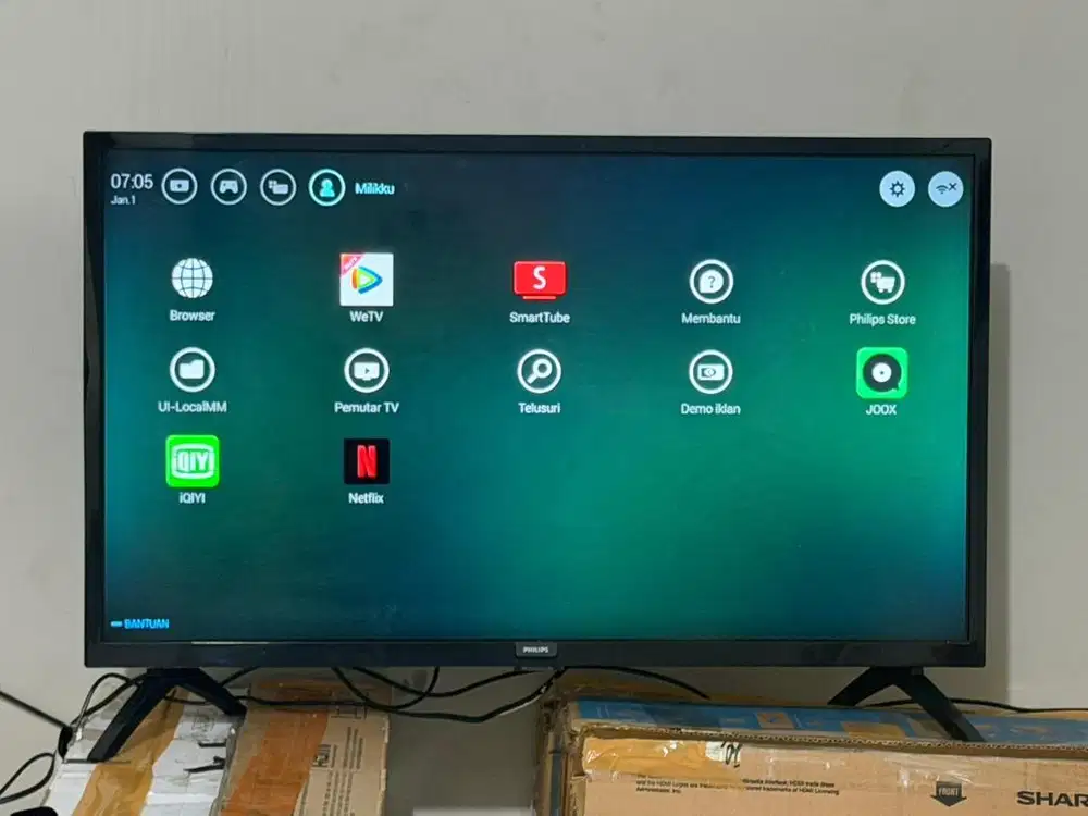 Smart tv philips 32 inch mulus fullset no minus