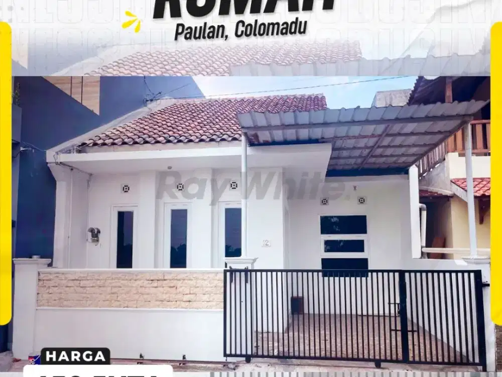 Dijual Rumah Minimalis Modern Harga Murah Siap Huni di Paulan Colomadu