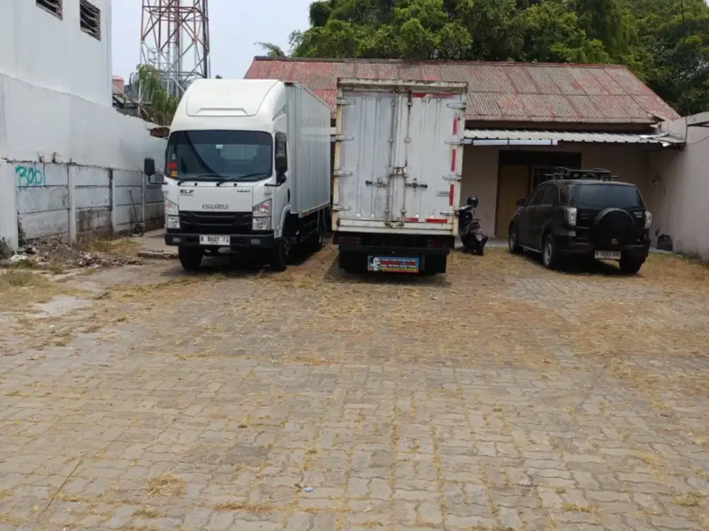 DIJUAL GUDANG BESAR AKSES KONTAINER LOKASI BAGUS HARGA TERMURAH DI DADAP TANGERANG