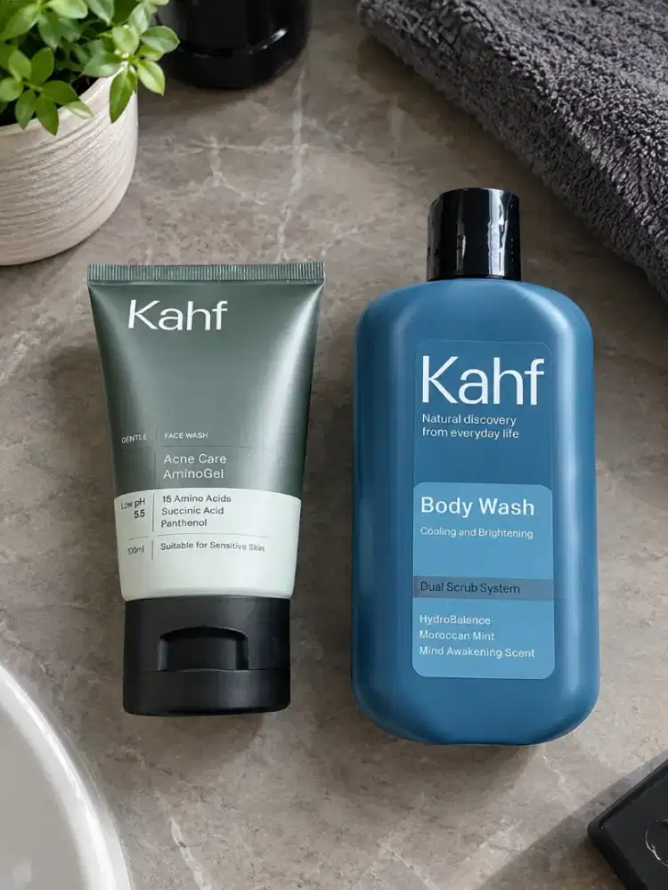 Kahf face wash dan body wash