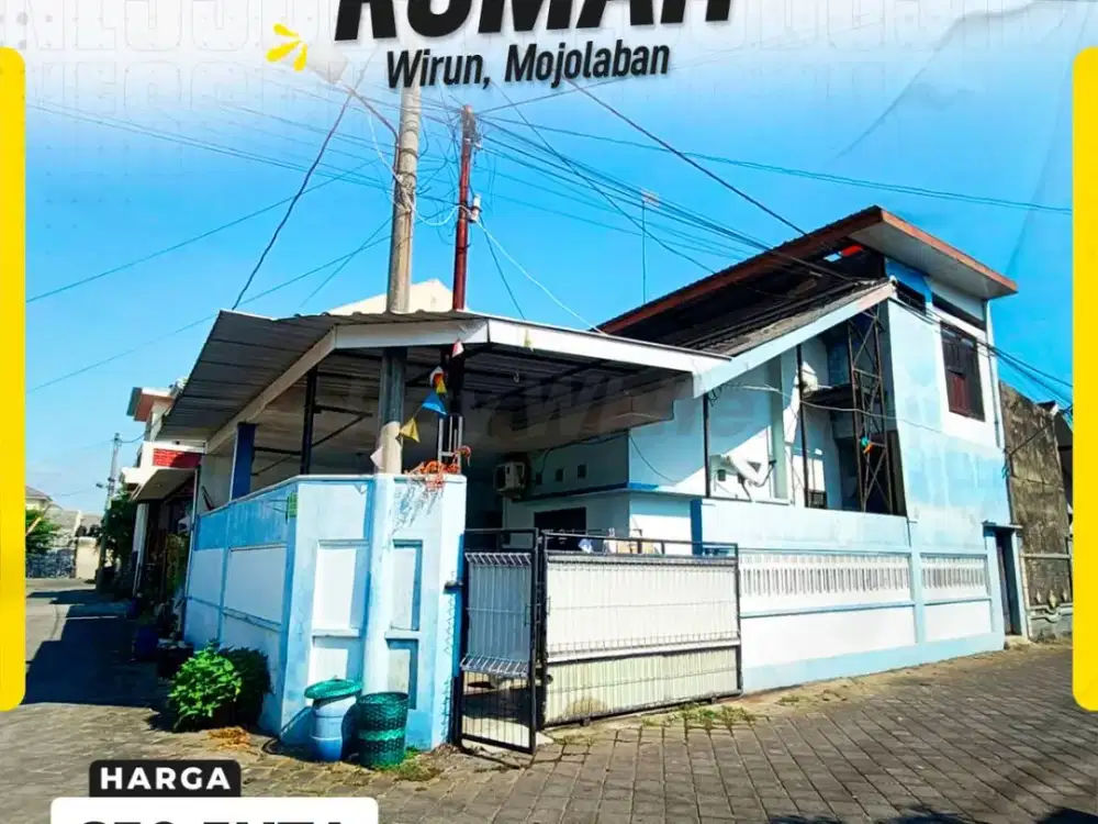 Dijual Rumah Hook Siap Huni di Perum Graha Safira Wirun Mojolaban