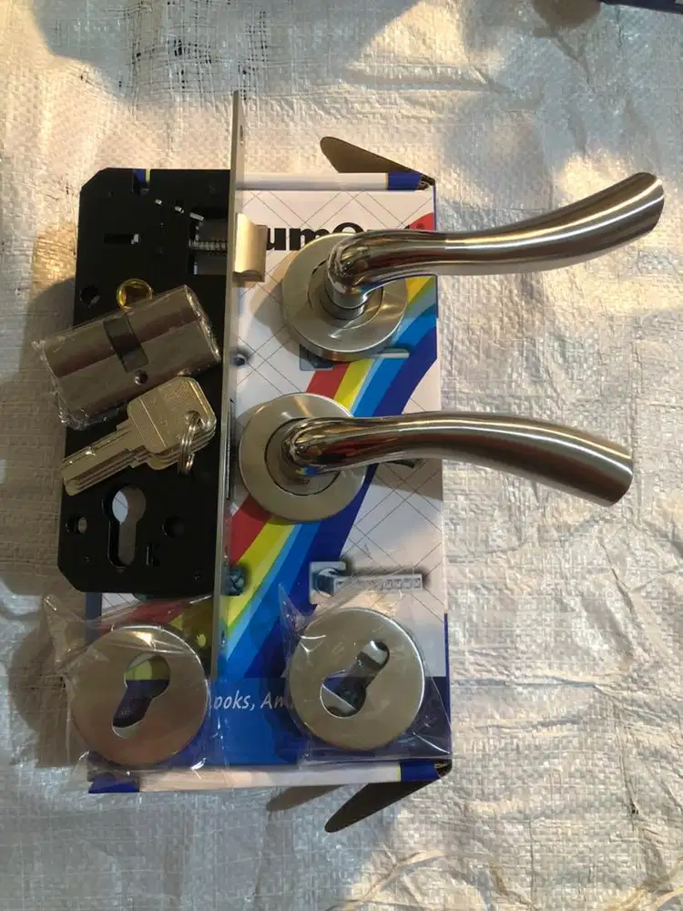 Kunci pintu/handle pintu set stainless