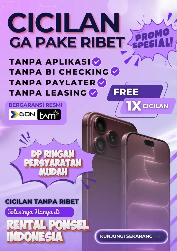 Cicilan iPhone tanpa BI checking dan aplikasi