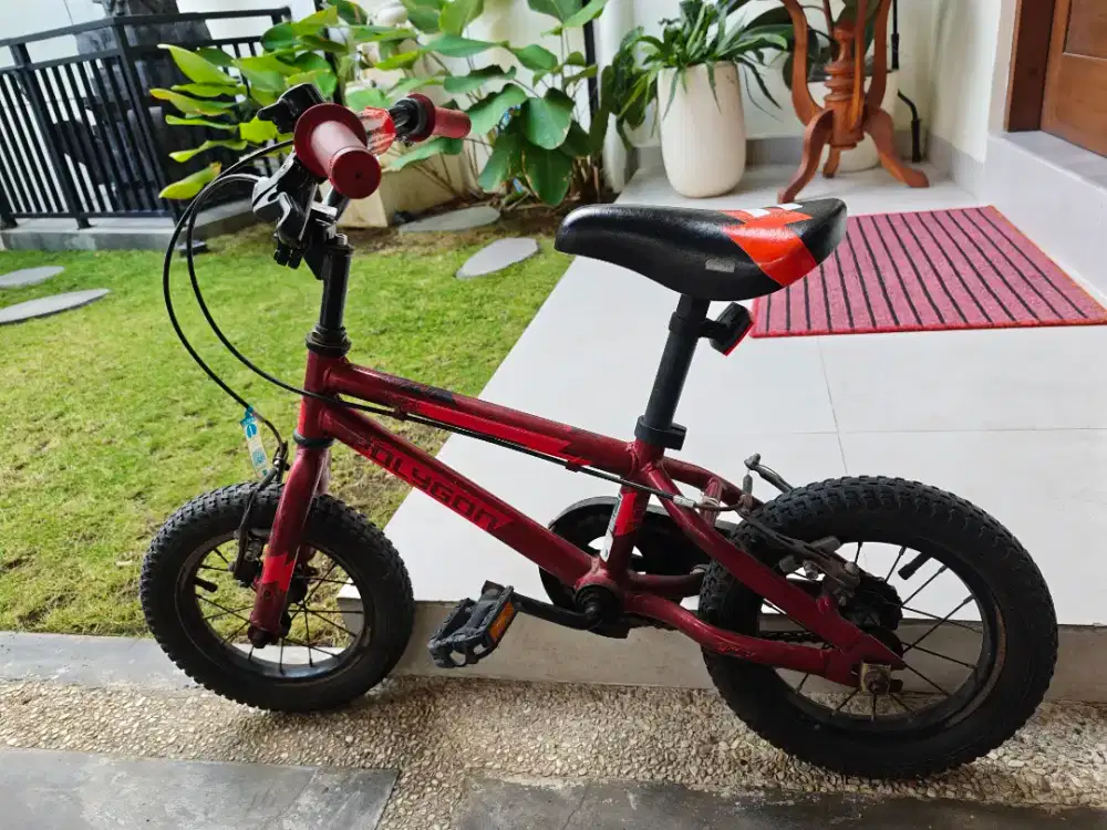 [DIJUAL] Sepeda Anak Polygon 12 Inch + Roda Bantu Lengkap!