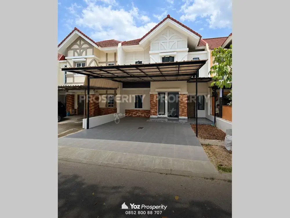 Rumah Langka Sudah Renovasi di Cluster British Paramount Gading Serpong 3 menit ke Mall SMS
