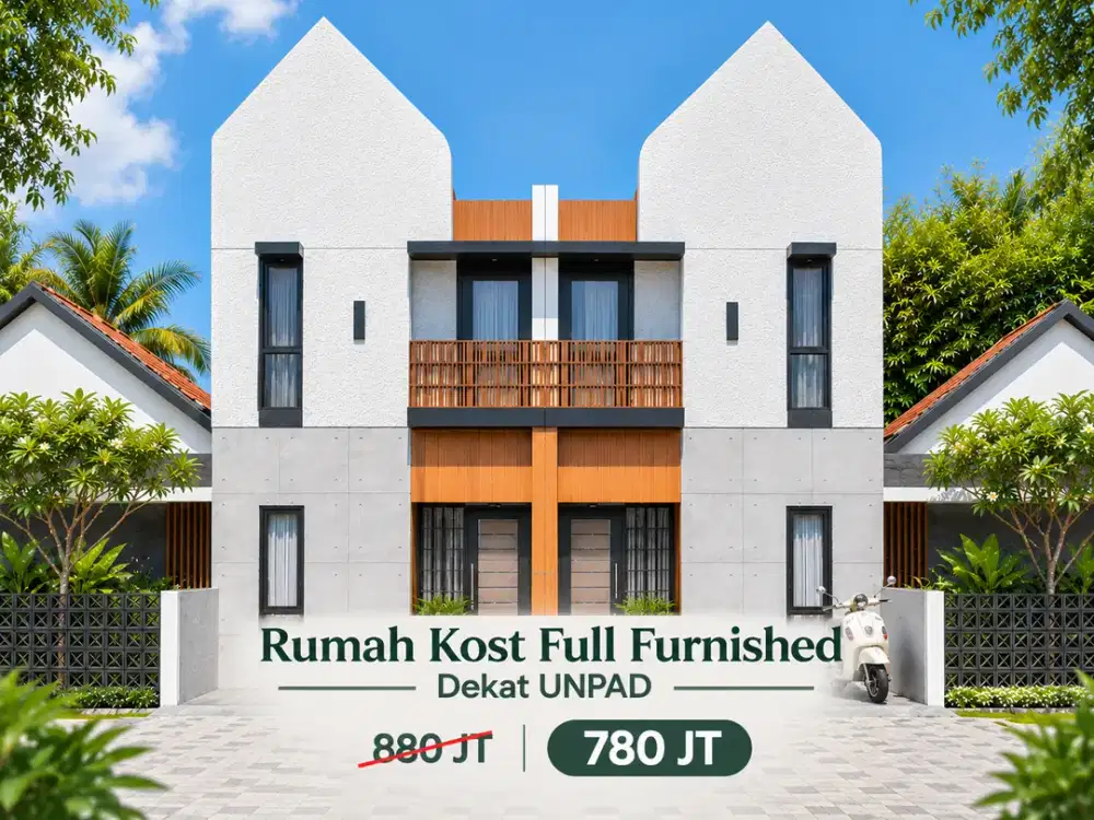 Investasi Rumah Kost Full Furnished, Dekat Unpad Jatinangor