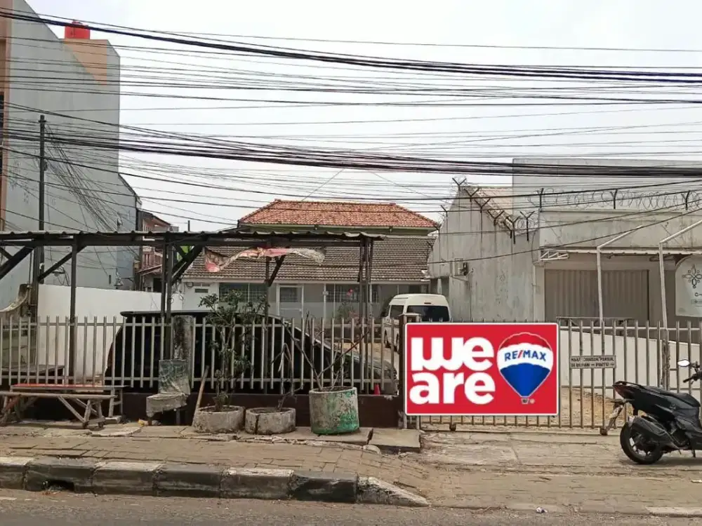 Disewakan lahan 500m2  ada bangunan 50m2 cocok Resto/Workshop/Open Yard/Pool Strategis pinggir Jalan Raya Kota Bekasi