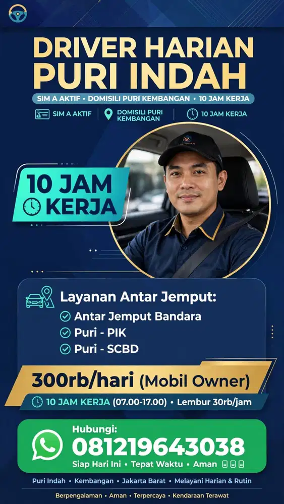 Jasa Driver harian