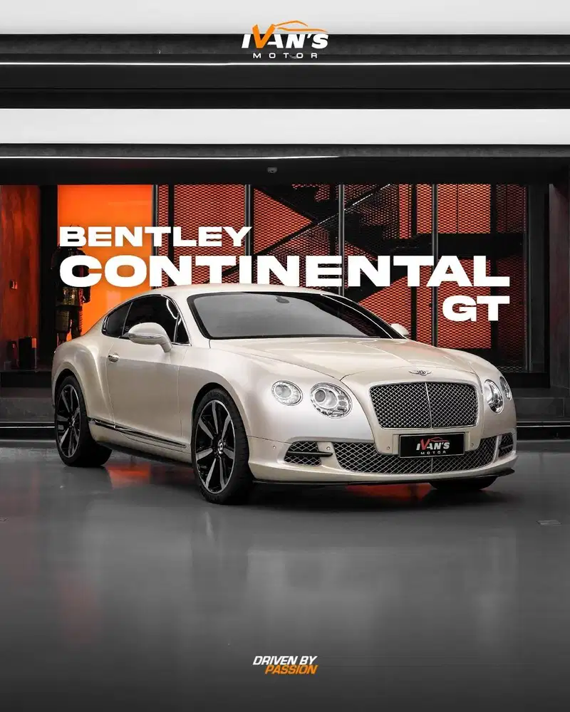 BENTLEY CONTINENTAL GT 2012 KM 9,xxx WHITE SAND ISTIMEWA ANTIK TERAWAT