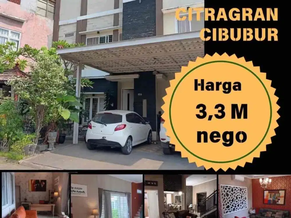 Dijual rumah rapih siap huni citra gran cibubur