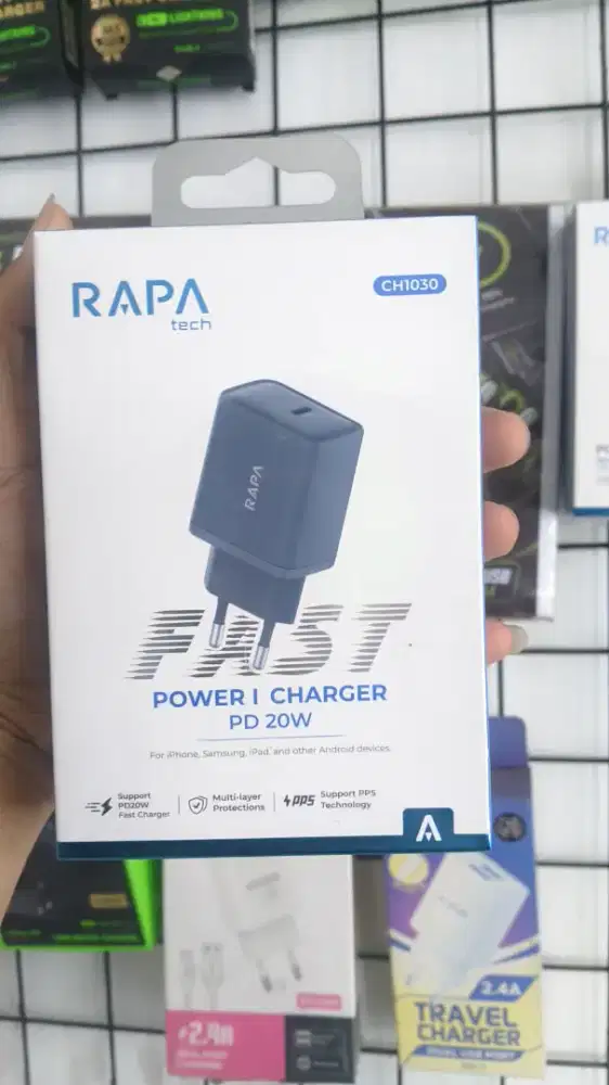 ADAPTOR CHARGER PORT TYPE-C RAPA TECH POWER I