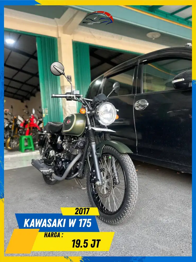 KAWASAKI W 175 2017 MANTAP BETUL MASZEHH HIKMAH MOTOR KEPUH