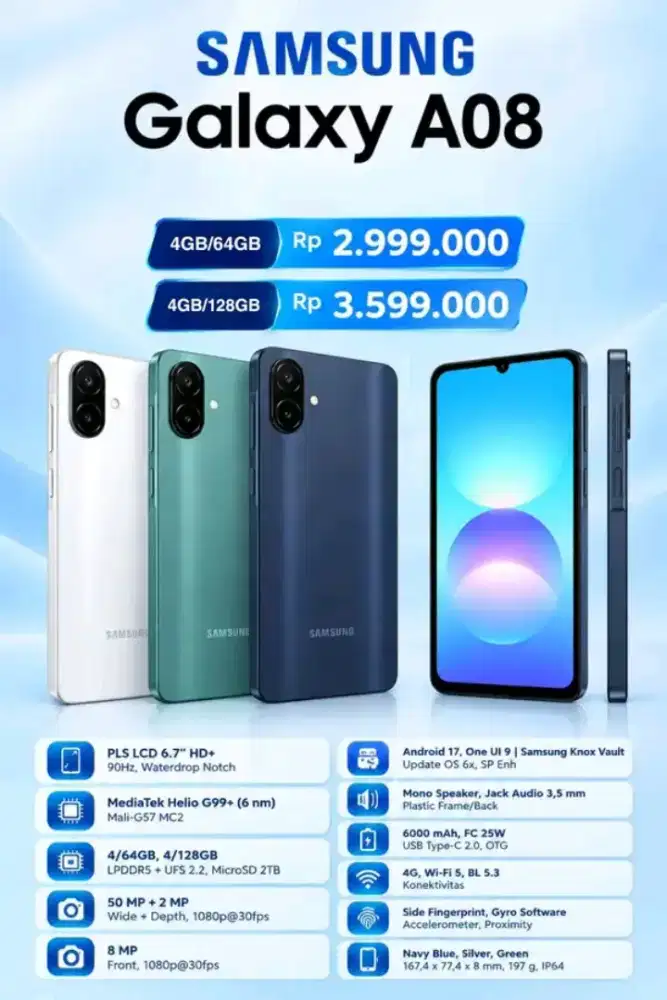 Samsung A08 4/64GB