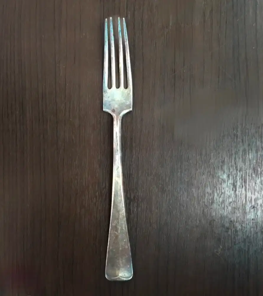 Garpu Antik Lawas Vintage Silver Dinner Fork