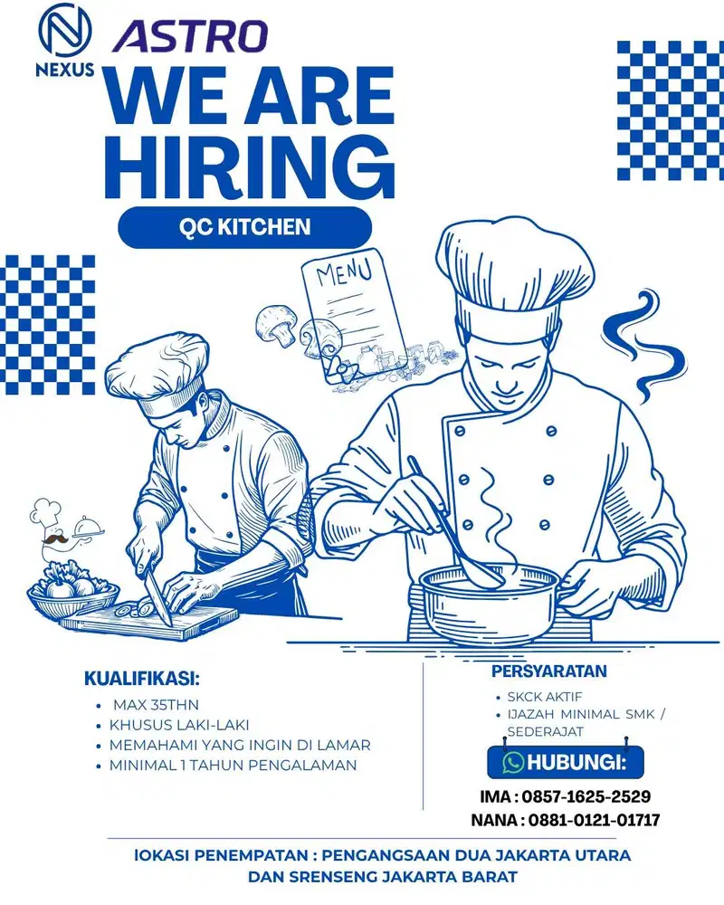 LOKER MITRA QC KITCHEN ASTRO X NEXUS
