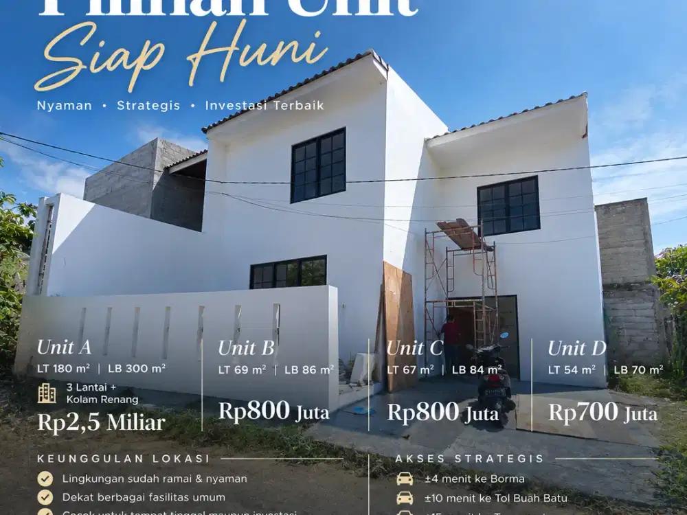 Rumah Modern Buah Batu 2 Lantai