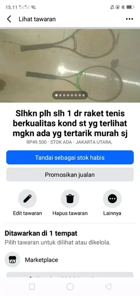 Slhkn plh slh 1 dr raket tenis berkualitas kond bgs mgkn tertarik