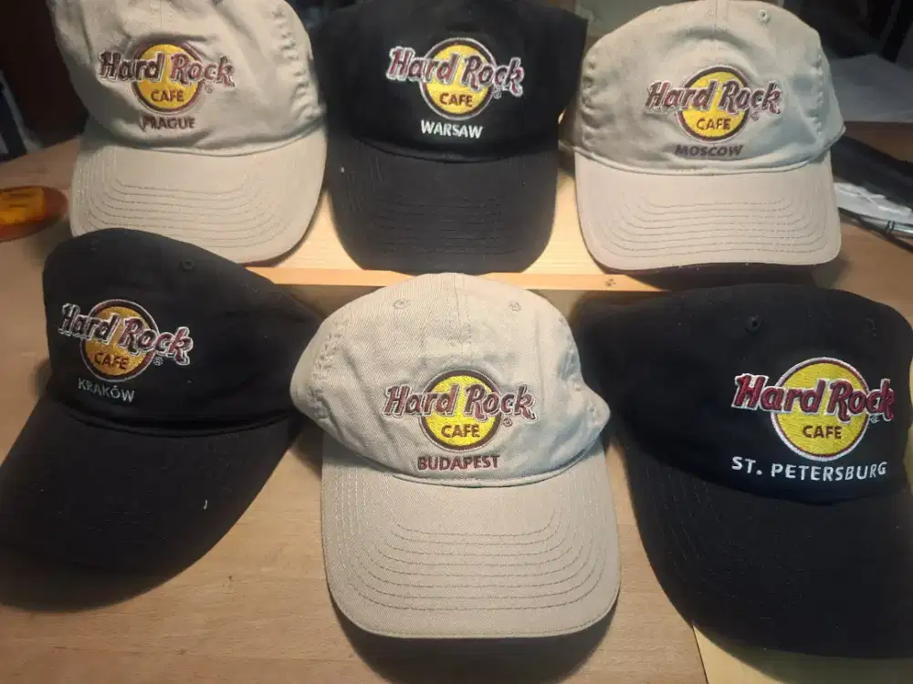 Topi Hard Rock asli Dari negara asal