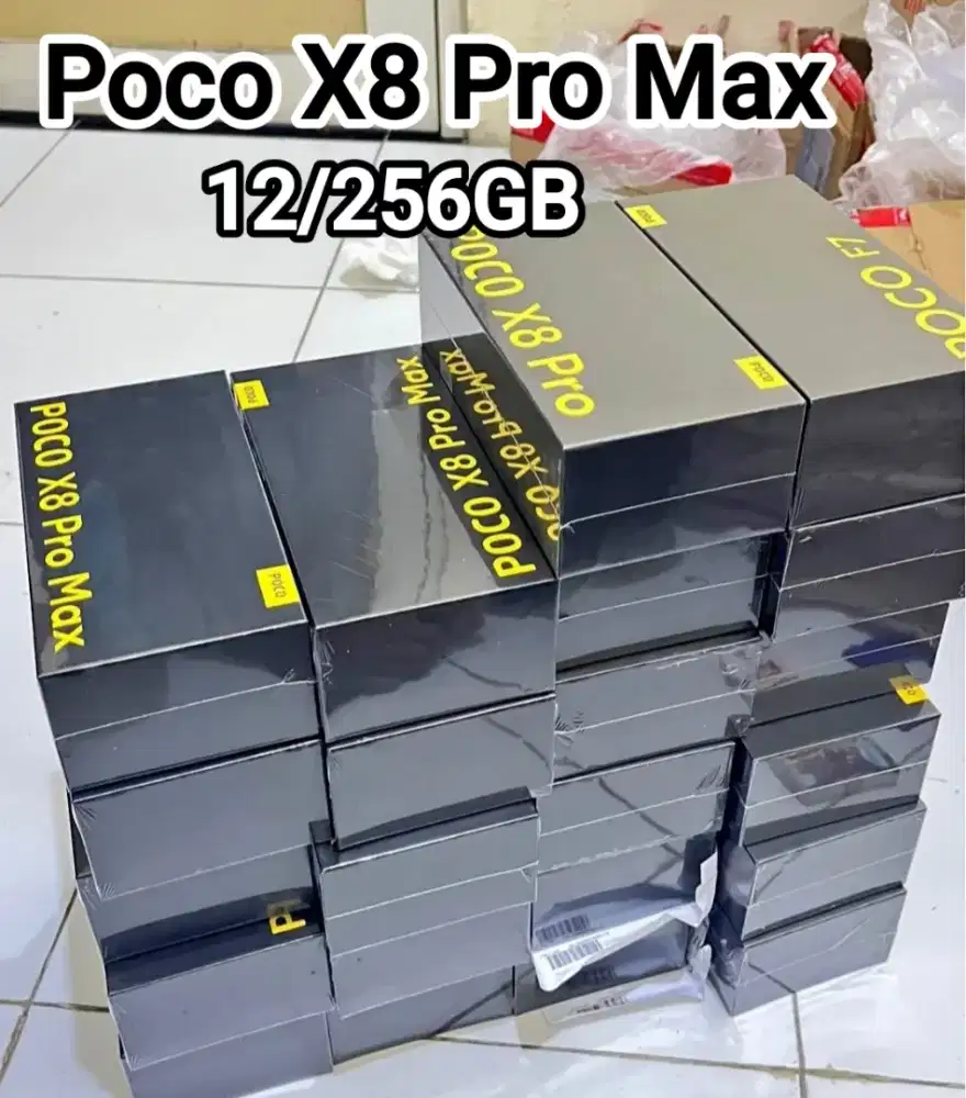 Poco X8 Pro Max 5G 12/256GB Garansi Resmi New BNIB