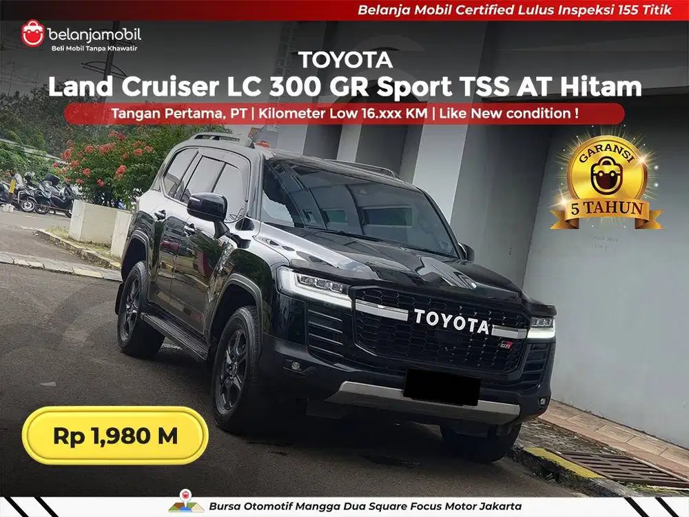 [GARANSI 5TH 4x4] Toyota Land Cruiser LC 300 GR Sport 2022/2023/2024
