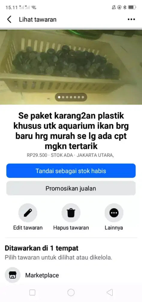 Se paket karang2an khusus aquarium ikan brg baru hrg murah mgkin perlu