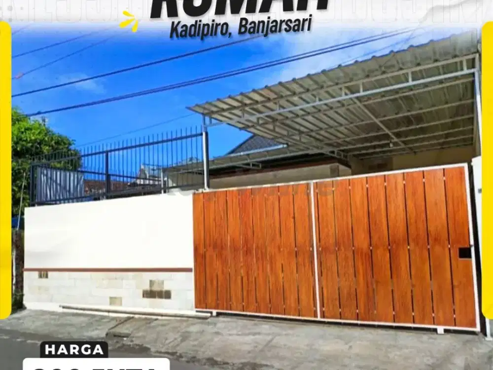Dijual Rumah Strategis di Kadipiro, Banjarsari, Surakarta