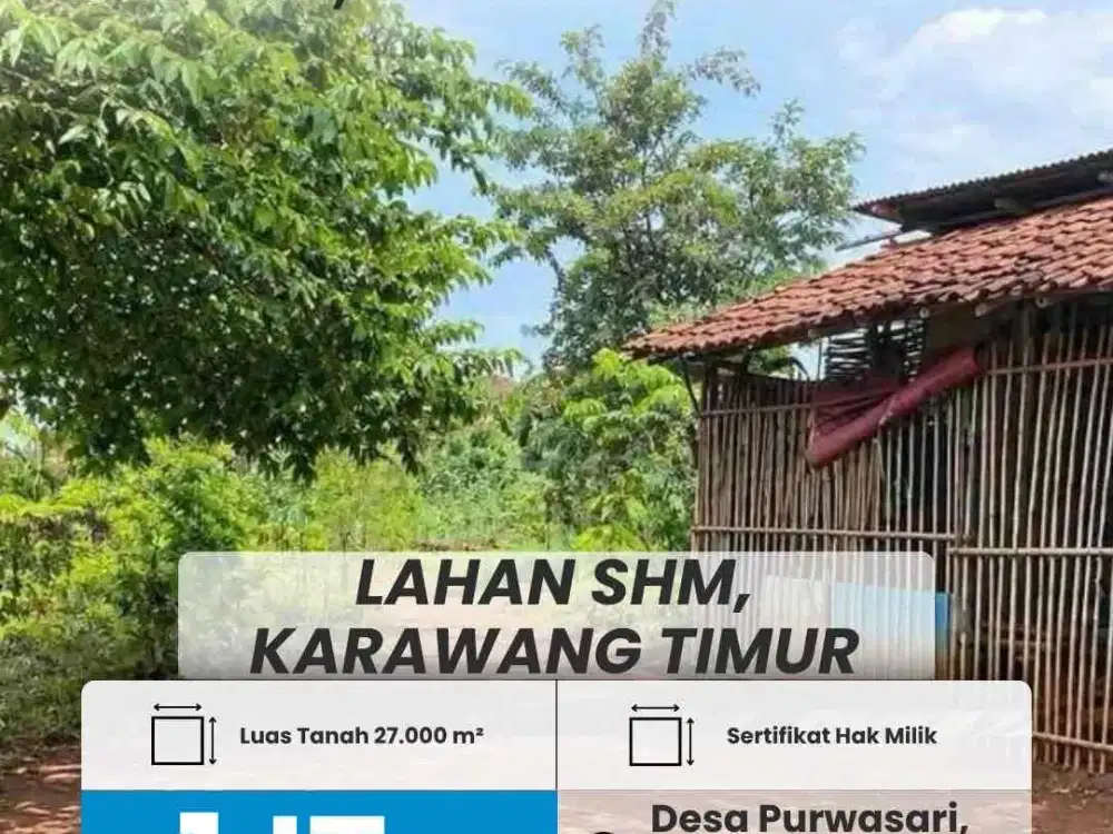 Dijual Lahan Karawang Timur, Jawa Barat