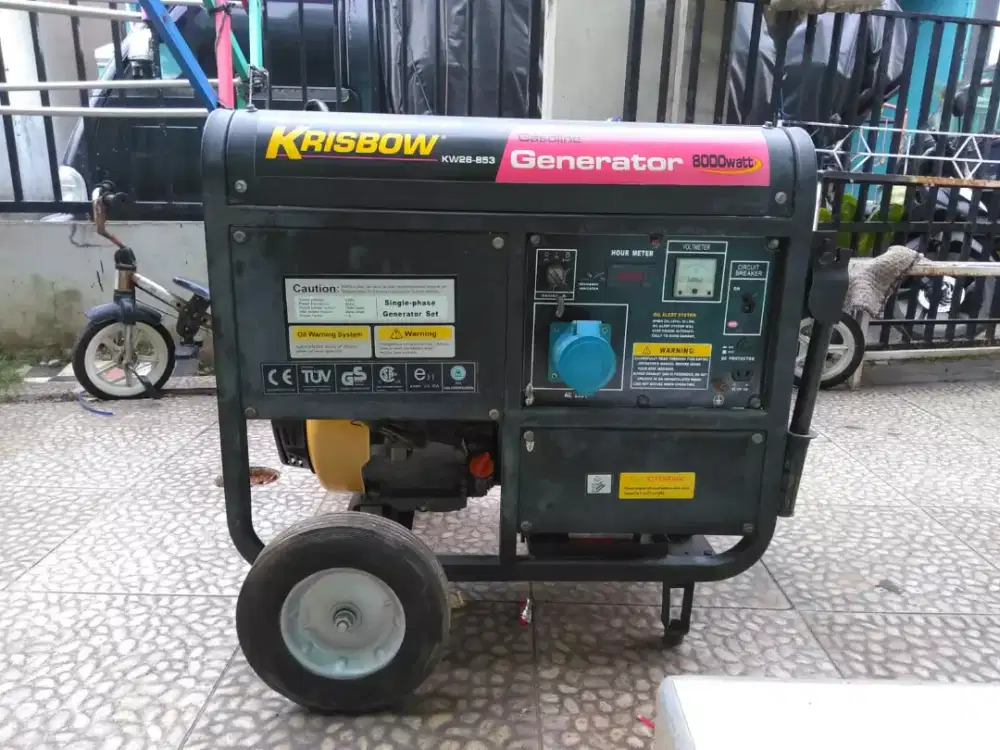Genset Krisbow 8000 Watt Normal Bisa Nego Bisa COD