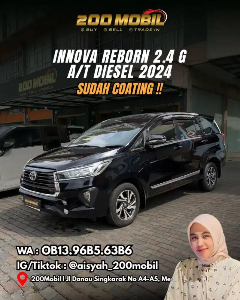 Toyota Innova Reborn 2.4 G A/T 2024 Diesel