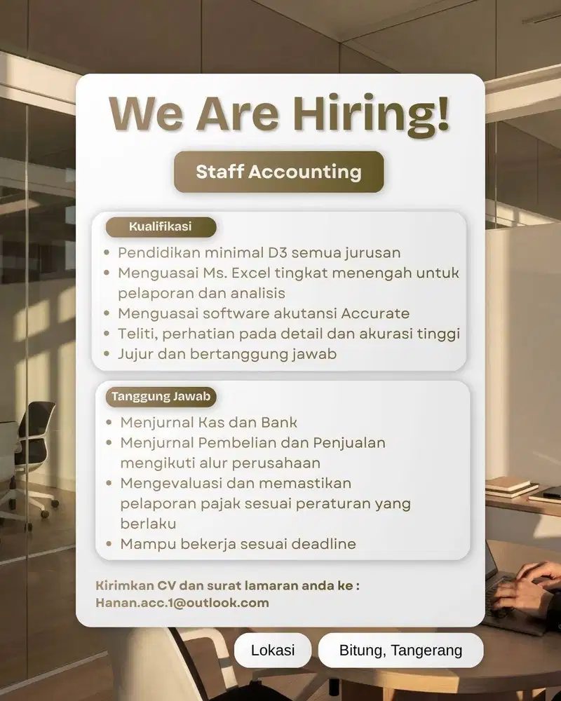 Lowongan Accounting