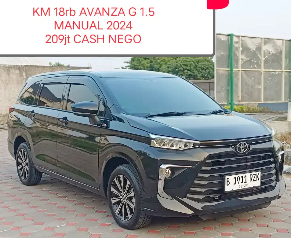 KM 18rb AVANZA G 1.5 MANUAL 2024 PAJAK BARU