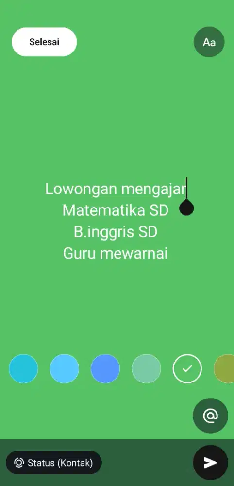 Lowongan mengajar bimbel