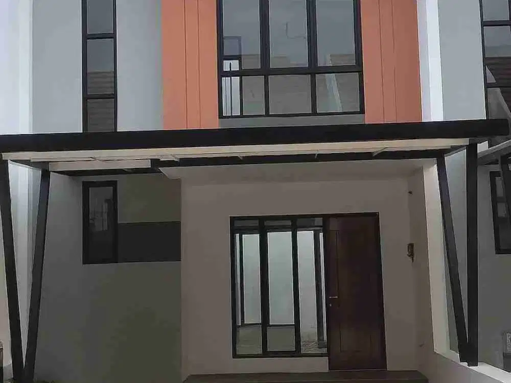 Di jual rumah minimalis modern style cluster premium. Metland Transyogi Cileungsi Bogor.