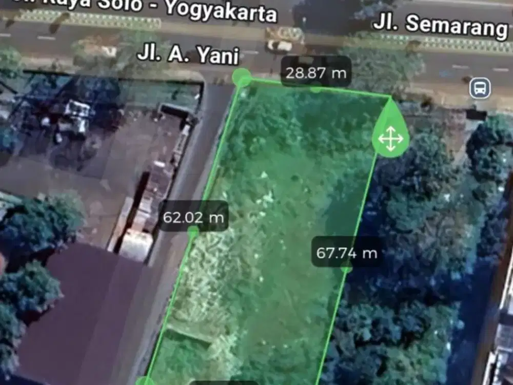 Tanah Hook Super Strategis di Jalan Ahmad Yani, Pabelan, Kartasura, Solo