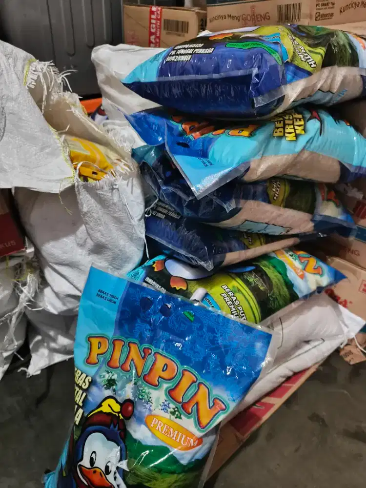 Beras gambar pinguin kemasan 5kg
