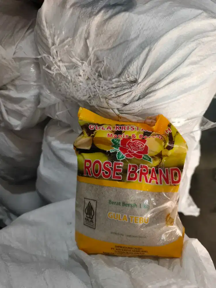 Gula kemasan 1kg warna kuning
