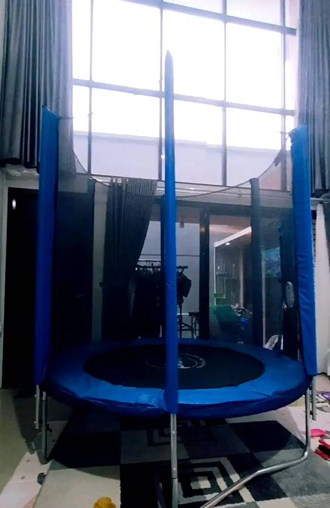 Jual cepat:  PAKET Playground Anak: Trampolin 3 Meter + Perosotan Mini