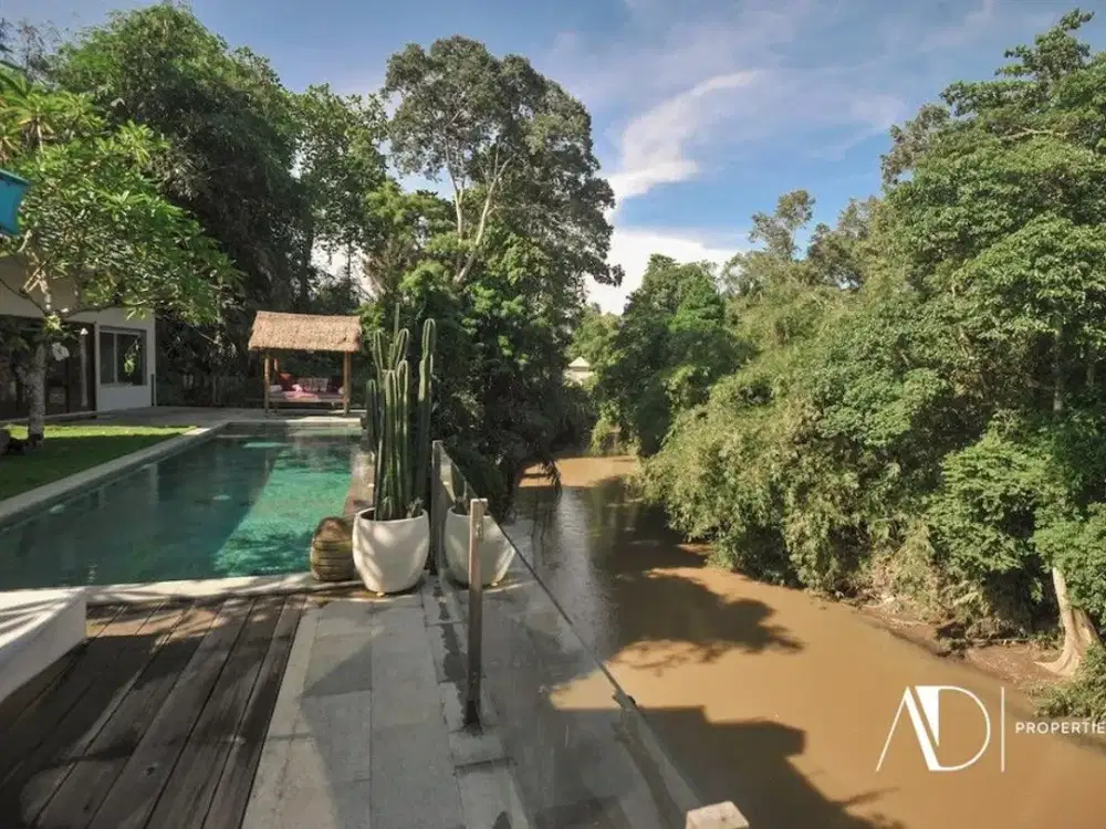 LEASEHOLD | RIVERSIDE 3-BEDROOM VILLA IN CEPAKA, TABANAN