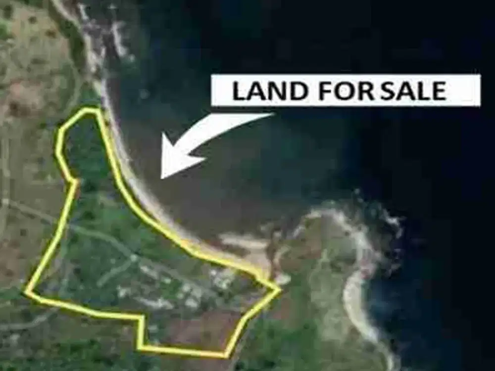 Tanah Pinggir Pantai Lombok NTB Luas 4,9 Ha