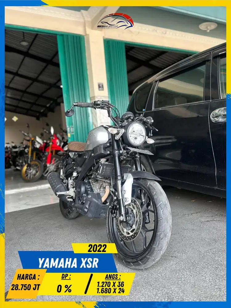 YAMAHA XSR 2022 GAS POLL MASZEHH HIKMAH MOTOR KEPUH