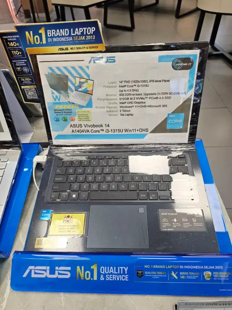 Laptop Asus i3 8 512 Bisa Kredit Mudah