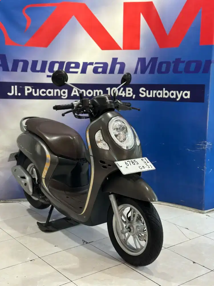 Honda Scoopy Stylish Keyless th 2021 warna brown
