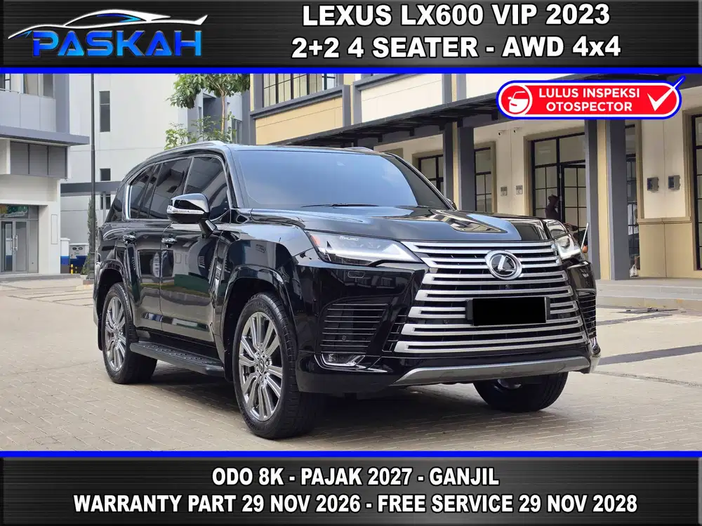 Bunga 4% LEXUS LX600 VIP 2 + 2 2024 Nik 2023 LX 600 VIP 4 SEATER 2024