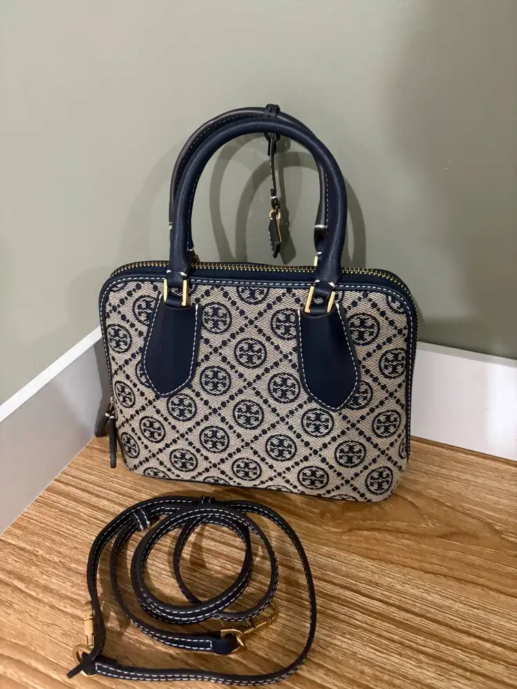 Preloved Tory Burch Monogram Alma Bag