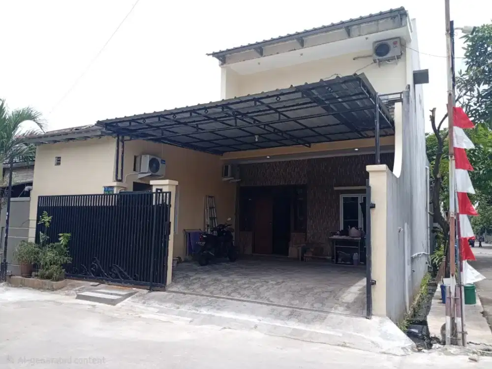 Dijual rumah hook siap huni bebas banjir di Vida Bumipala Cluster Frambosa, Padurenan, Mustika Jaya, Bekasi