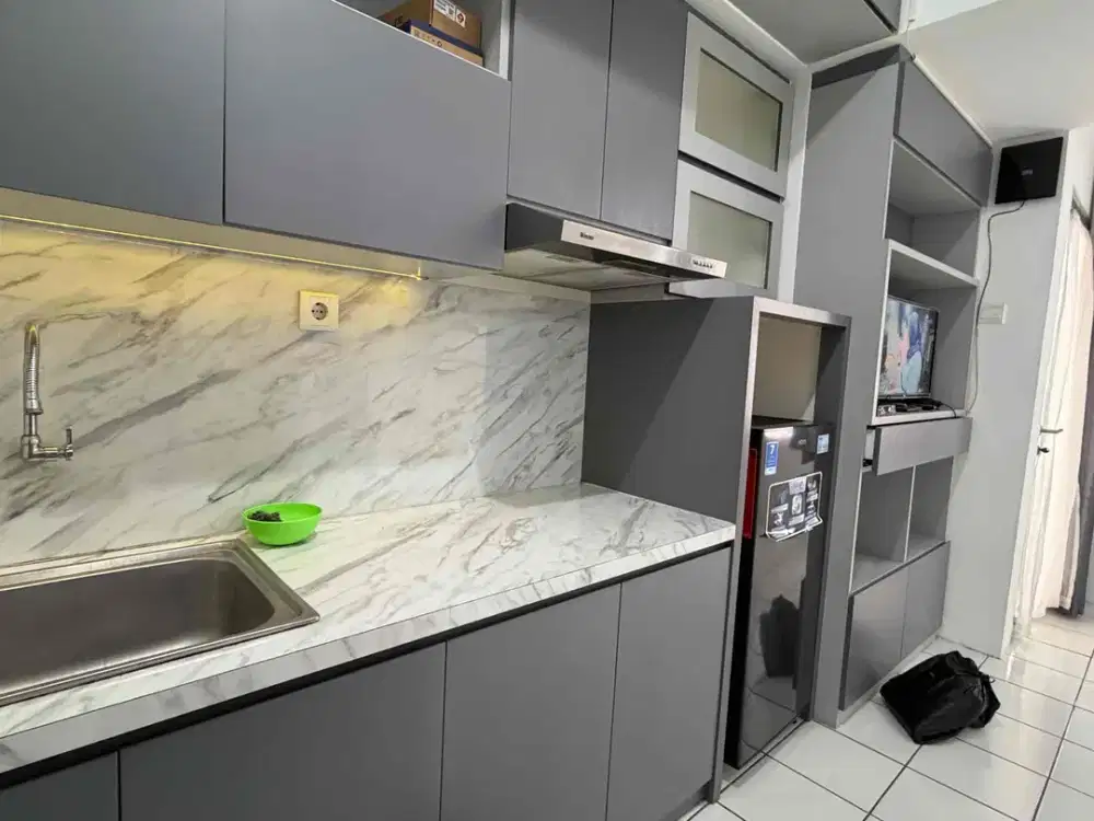 disewakan unit murah rapih siap huni 2bed room asia afrika