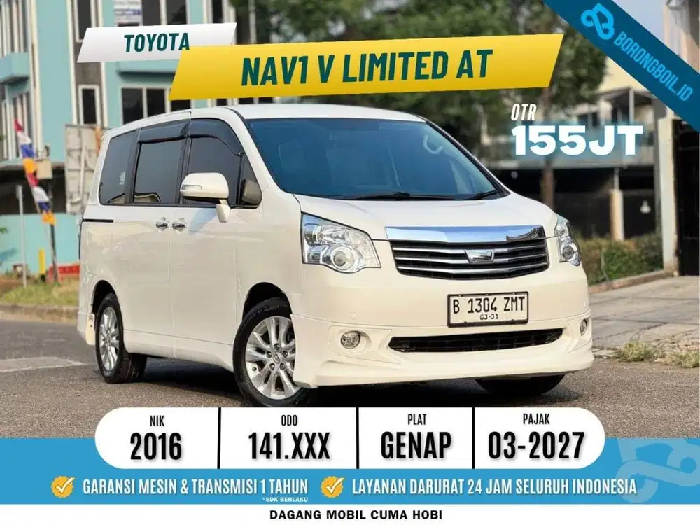 DP MULAI 10JT TOYOTA NAV1 V LIMITED AT 2016 PAJAK PANJANG