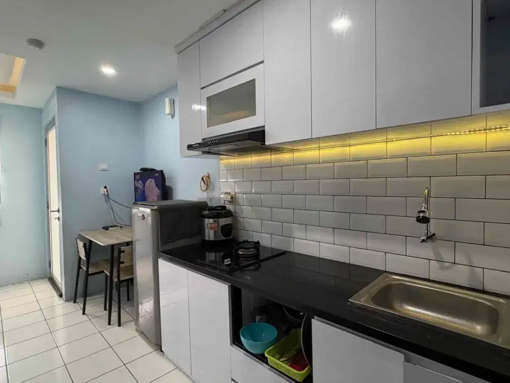 sewa kontrak unit 2 bed room furnis murah bersih siap huni grand asia afrika