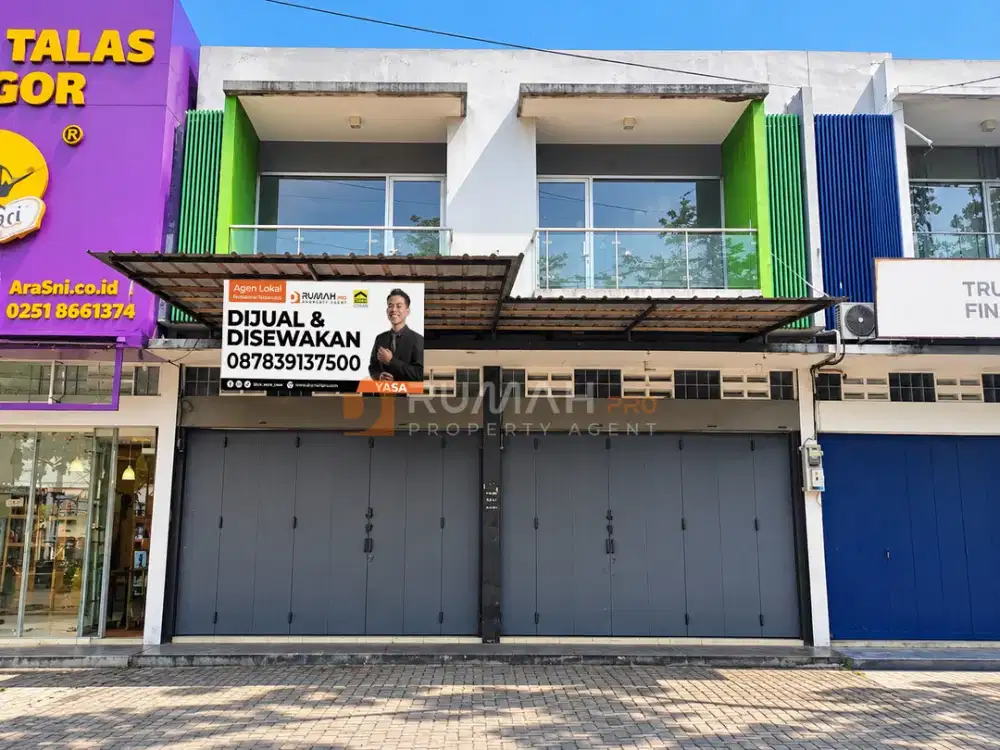 Ruko 2 Lantai Siap Huni di Jl Raya Bandung Cianjur Dekat Ramayana