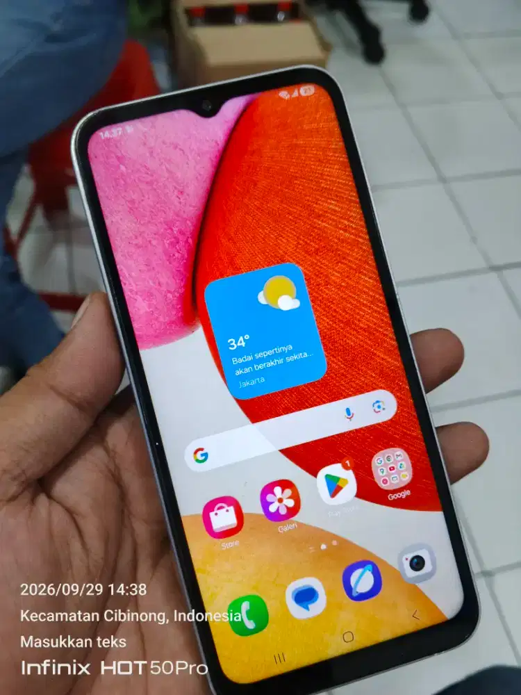 Samsung a14 ram 6/128gb hp aja batangan